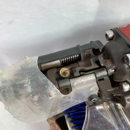  MAX マックス 90mm 高圧エア釘打ち機 スーパーネイラ ケース付 HN-90N4(D) レッド×ブラック