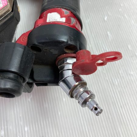  MAX マックス 90mm 高圧エア釘打ち機 スーパーネイラ ケース付 HN-90N4(D) レッド×ブラック