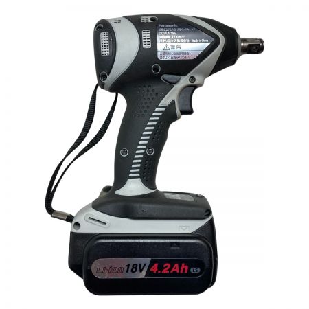  Panasonic パナソニック 18V 充電式インパクトレンチ (バッテリ2個・充電器・ケース付)  EZ75A3 ブラック×ホワイト