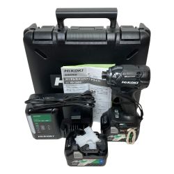 ＊＊ HiKOKI ハイコーキ 36V コードレスインパクトドライバ (バッテリ2個・充電器・ケース付） WH36DC 2XPBS ブラック Aランク