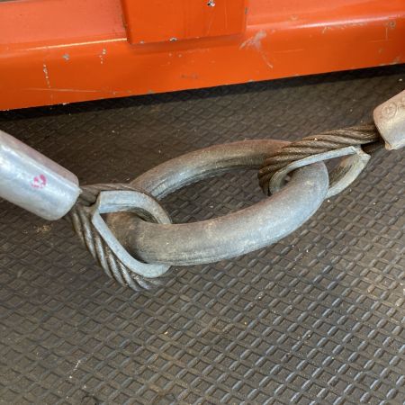  SANKYO 内吊 U字溝吊りクランプ 定格容量1000kg 内吊りワイド7 オレンジ