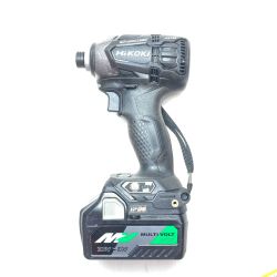 ＊＊ HiKOKI ハイコーキ 18V コードレスインパクトドライバ バッテリ1個付 ※充電器なし WH18DDL2 ブラック Bランク