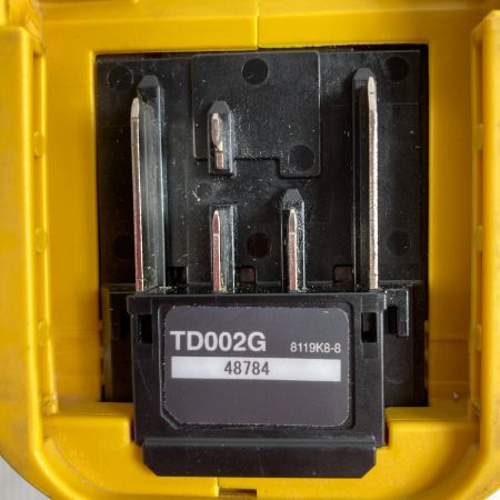 ДД MAKITA マキタ 40Vmax 充電式インパクトドライバ  バッテリ1個付 ※充電器なし TD002 イエロー