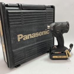 Panasonic パナソニック コードレス式インパクトドライバ EZ76A1 ブラック 充電器・充電池2個・ケース付 Cランク