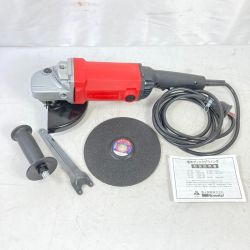 ＊＊ 富士製砥 180mm コード式ディスクグラインダー (200V) 100V仕様 HD-182 レッド Aランク