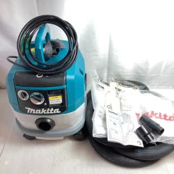 ＊＊ MAKITA マキタ 集塵機(粉じん専用・連動コンセント付) ホース・ポリ袋付 VC0830 ブルー Cランク