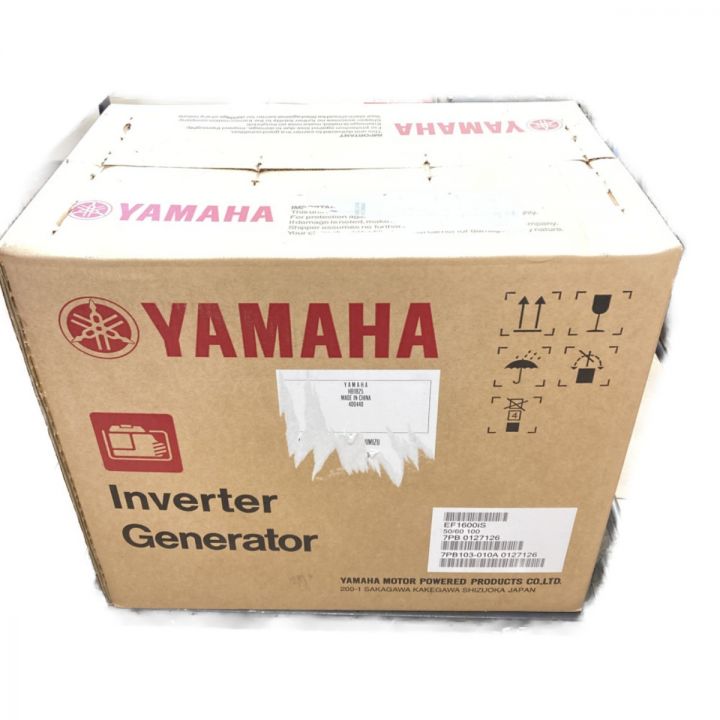 YAMAHA ヤマハ インバーター発電機 定格出力1.6kVA EF1600IS ネイビー｜中古｜なんでもリサイクルビッグバン