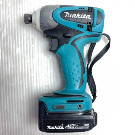  MAKITA マキタ 14.4V 充電式インパクトドライバ (バッテリ1個・充電器・ケース付） TD135D ブルー