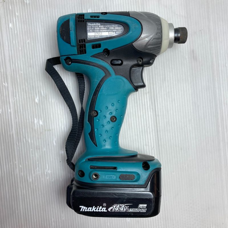 中古】 MAKITA マキタ 14.4V 充電式インパクトドライバ (バッテリ1個 ...