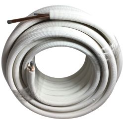 ＊＊ KANTO 冷媒被覆銅管 ペアチューブ P24N 2分4分 20m 難燃性 (2) KP-24 24 Sランク