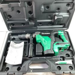 ＊＊ HiKOKI ハイコーキ 40mm 36V コードレスハンマドリル SDS MAX シャンク (ケース付）※バッテリ・充電器なし DH36DMA NNK ブラック×グリーン Sランク