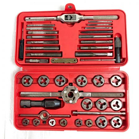  MAC TOOLS マック タップ・ダイスセット ケース付 ※欠品あり No.8017TS レッド