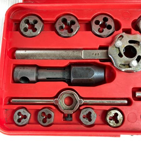 MAC TOOLS マック タップ・ダイスセット ケース付 ※欠品あり No.8017TS レッド｜中古｜なんでもリサイクルビッグバン