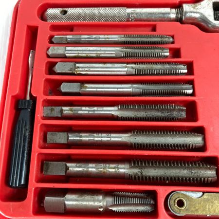  MAC TOOLS マック タップ・ダイスセット ケース付 ※欠品あり No.8017TS レッド