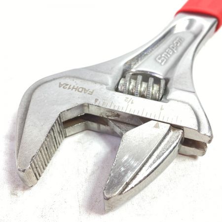  Snap-on スナップオン クッションハンドルアジャスタブルレンチ（モンキーレンチ）全長300mm FADH12A レッド