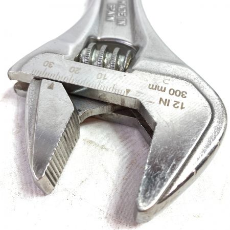  Snap-on スナップオン クッションハンドルアジャスタブルレンチ（モンキーレンチ）全長300mm FADH12A レッド