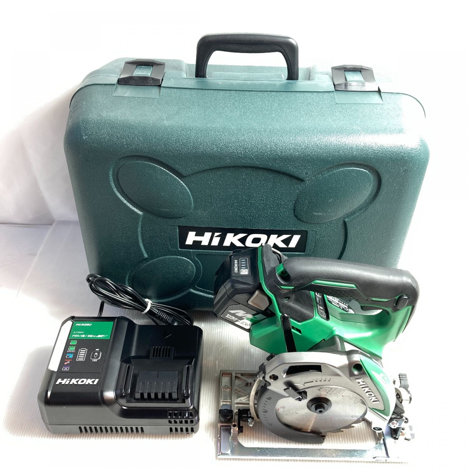 中古】 HiKOKI ハイコーキ 18V 125mm コードレス丸のこ (充電器