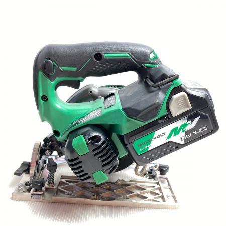  HiKOKI ハイコーキ 18V 125mm コードレス丸のこ (充電器・バッテリ1個・ケース付） C18DBL LXPK グリーン