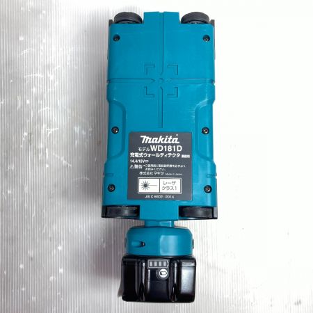  MAKITA マキタ 充電式ウォールディテクタ (バッテリ2個・充電器・ケース付） WD181D ブルー