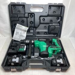 ＊＊ HiKOKI ハイコーキ 36V コードレスハンマドリル SDSマックス バッテリ2個・充電器・ケース付 DH36DMA 2WP グリーン Bランク