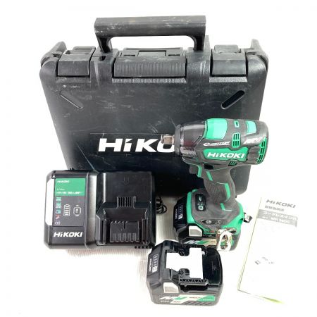  HiKOKI ハイコーキ 36V コードレスインパクトレンチ (バッテリ2個・充電器・ケース付） WR36DC 2XP グリーン