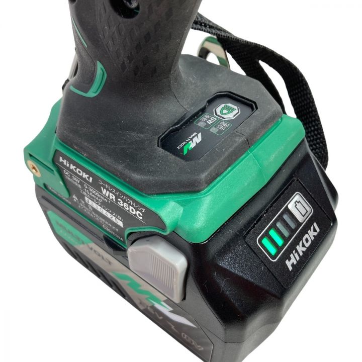 HIKOKI　WR36DC2XP　インパクトレンチ　バッテリー二個/充電器付き　未使用品　【ハンズクラフト宜野湾店】 HiKOKI ハイコーキ 36V コードレスインパクトレンチ (バッテリ2個