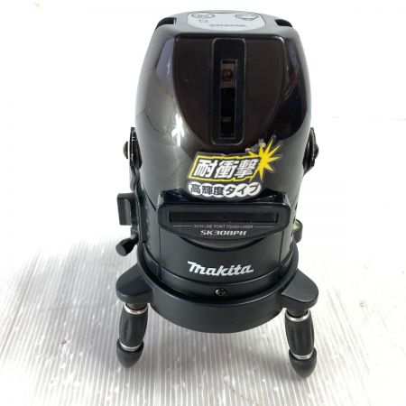  MAKITA マキタ 赤レーザー墨出し器 おおがね・通り芯・ろく　ケース付・受光器無 SK308PH ブラック