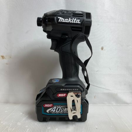  MAKITA マキタ 40Vmax 充電式インパクトドライバ (バッテリ2個・充電器・ケース付) TD002GRDXB ブラック