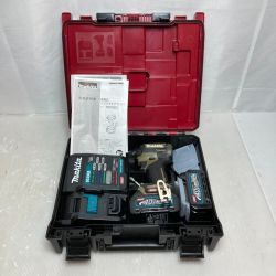 ＊＊ MAKITA マキタ 40Vmax 充電式インパクトドライバ (バッテリ2個・充電器・ケース付) TD002GRDXO オリーブ Sランク