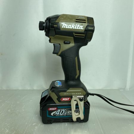  MAKITA マキタ 40Vmax 充電式インパクトドライバ (バッテリ2個・充電器・ケース付) TD002GRDXO オリーブ