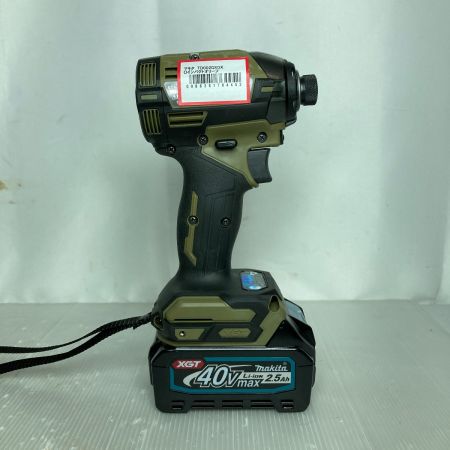  MAKITA マキタ 40Vmax 充電式インパクトドライバ (バッテリ2個・充電器・ケース付) TD002GRDXO オリーブ