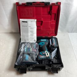 ＊＊ MAKITA マキタ 40Vmax 充電式インパクトドライバ (バッテリ2個・充電器・ケース付) TD002GRDX ブルー Aランク