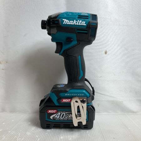  MAKITA マキタ 40Vmax 充電式インパクトドライバ (バッテリ2個・充電器・ケース付) TD002GRDX ブルー