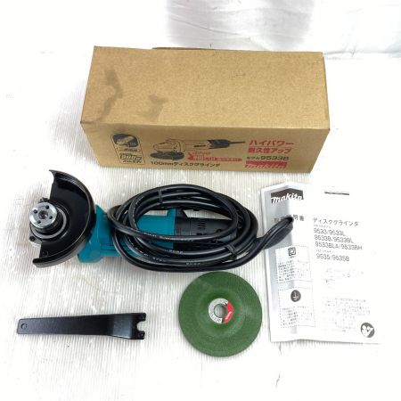  MAKITA マキタ 100m コード式ディスクグラインダ 860W 9533B ブルー