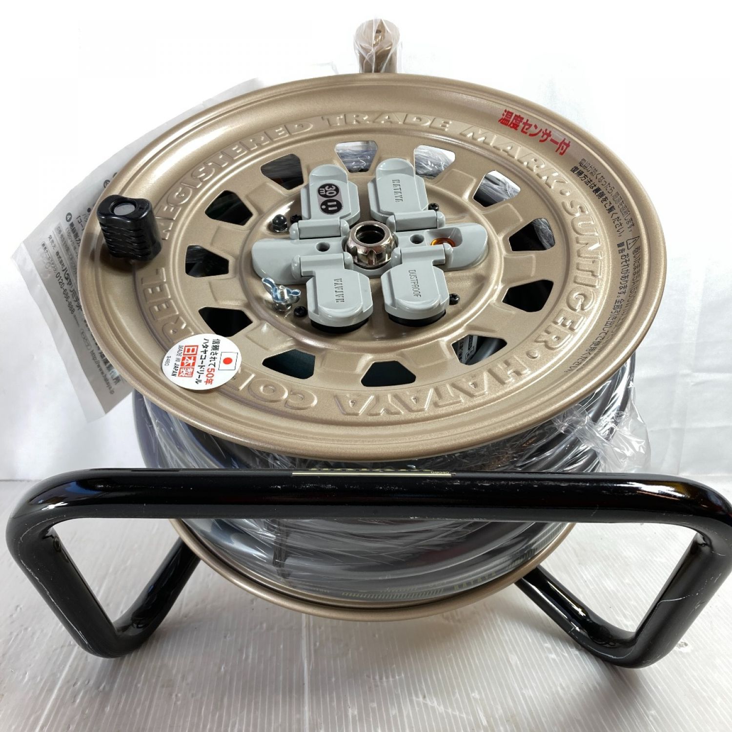 中古】 HATAYA ハタヤ コードリール 単相100V/30m (温度センサー