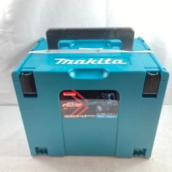 ＊＊ MAKITA マキタ 40Vmax 28mm ハンマドリル 充電器・バッテリ2個・集じんシステム・ケース付 HR001GRDXV ブルー Sランク