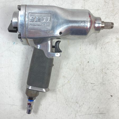  藤原産業 エアインパクトレンチ 差込角12.7mm 350Nm ケース・ソケット付 SIW-1300S シルバー