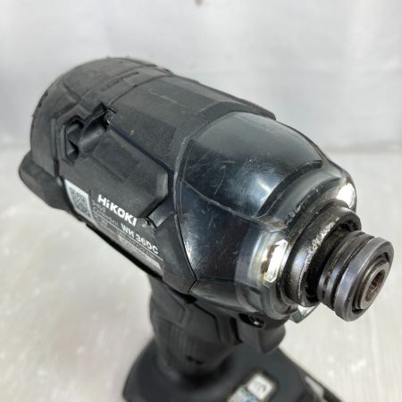  HiKOKI ハイコーキ 36V コードレスインパクトドライバ (バッテリ2個・充電器・ケース付） WH36DC 2XPB ブラック
