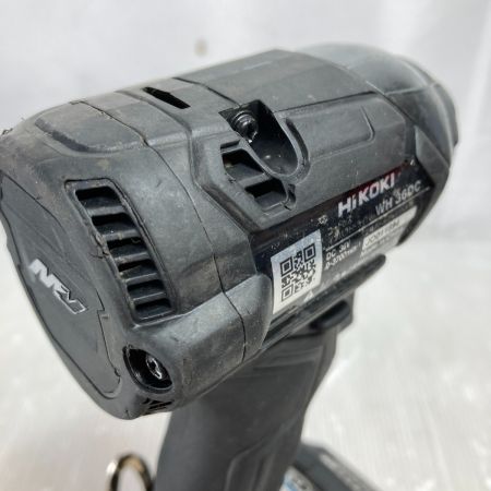  HiKOKI ハイコーキ 36V コードレスインパクトドライバ (バッテリ2個・充電器・ケース付） WH36DC 2XPB ブラック