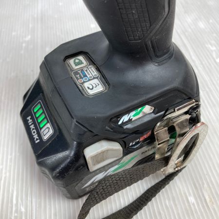  HiKOKI ハイコーキ 36V コードレスインパクトドライバ (バッテリ2個・充電器・ケース付） WH36DC 2XPB ブラック