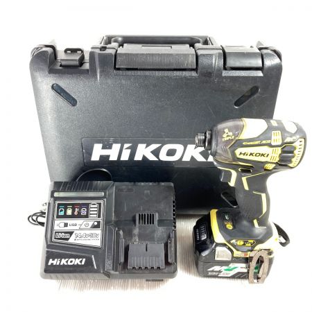  HiKOKI ハイコーキ 36V インパクトドライバ (マルチボルトバッテリ1個・充電器・ケース付） WH36DA イエロー