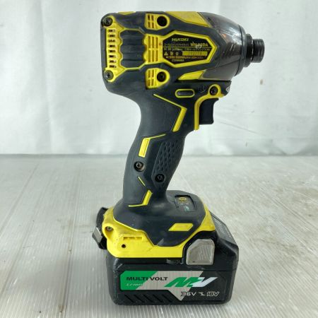  HiKOKI ハイコーキ 36V インパクトドライバ (マルチボルトバッテリ1個・充電器・ケース付） WH36DA イエロー