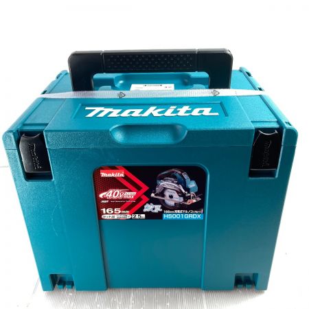  MAKITA マキタ 165mm 40Vmax 充電式マルノコ 鮫肌 (バッテリ2個・充電器・ケース付 ）(2) HS001GRDX ブルー