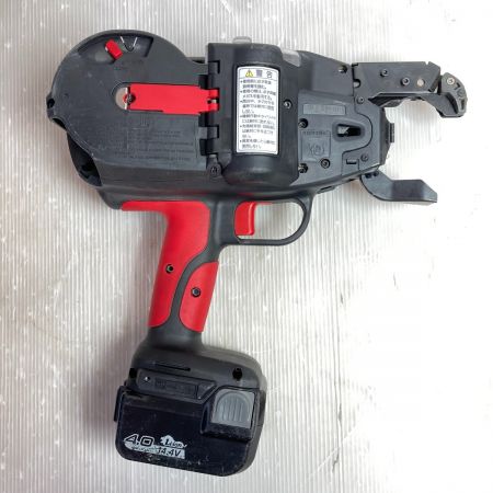  MAX マックス 14.4V 鉄筋結束機 リバータイア (バッテリ3個・充電器・ケース付） RB-519A ブラック×レッド