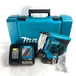 ＊＊ MAKITA マキタ 18V 充電式ピンタッカ (バッテリ1個・充電器・ケース付） PT351D ブルー Cランク