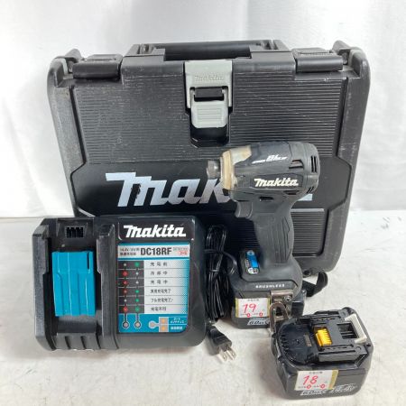  MAKITA マキタ 14.4V 充電式インパクトドライバ (バッテリ2個・充電器・ケース付） TD162DRGXB ブラック