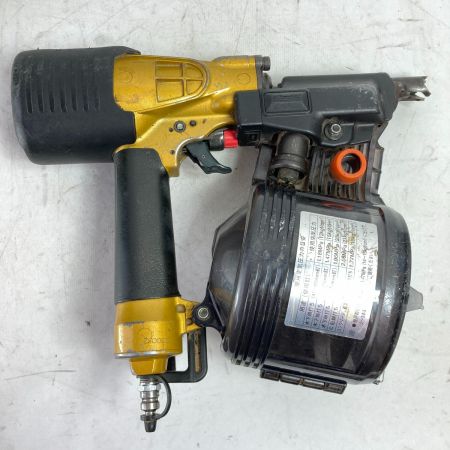  HITACHI 日立 90mm 高圧ロール釘打ち機 ケース付 NV90H2 ゴールド×ブラック