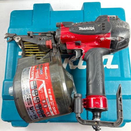  MAKITA マキタ 90mm 高圧エア釘打ち機 ケース付 AN930H レッド