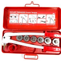 ＊＊ ROTHENBERGER エキスパンダ ROCAM パワートルクP6型 (ヘッド6個・リーマー・ケース付） レッド Cランク