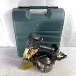 ＊＊ HITACHI 日立 65mm 高圧ロール釘打機 （ケース付） NV65HMC ゴールド×ブラック Cランク